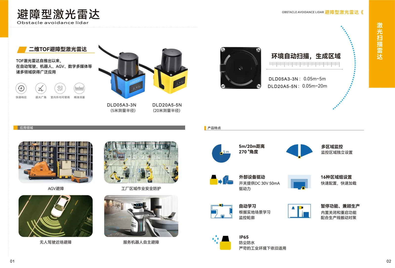 DLD50T8激光雷达画册参数页