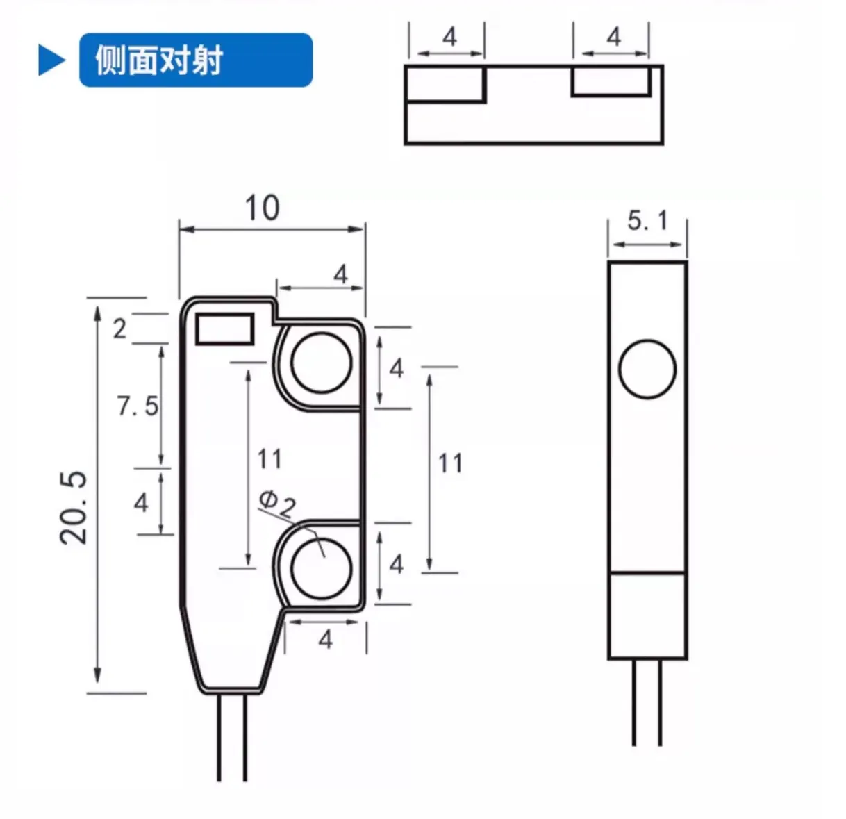 戴迪斯科 DX-15/30 超薄型放大器内置光电开关｜最小检测物1mm｜0.5ms响应IP67｜国产替代 主图 11
