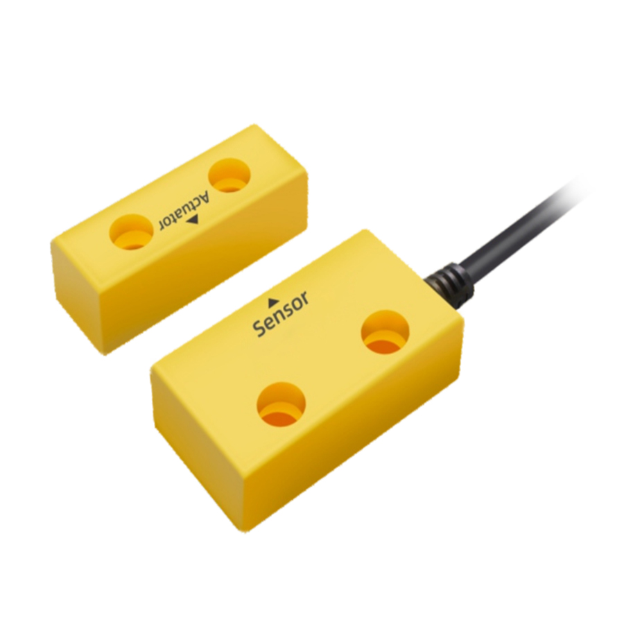 DX-R1 非接触式 RFID 安全门开关|紧凑型|PLe / SIL3|支持串联