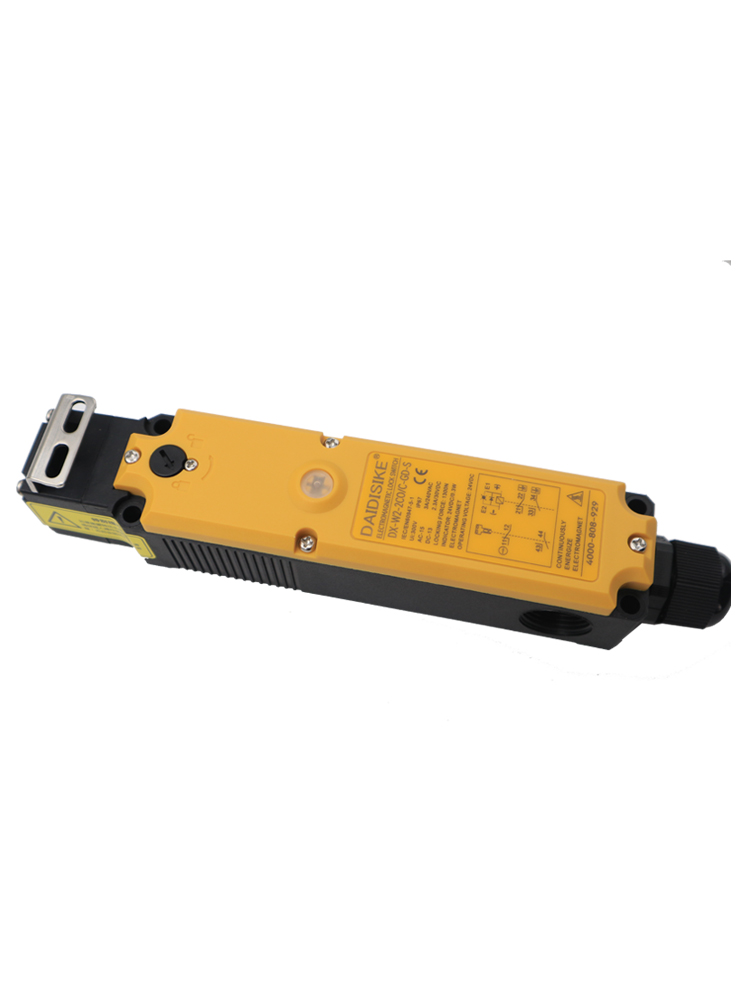 DX-W2安全门锁多角度实拍,IP67防护PA66阻燃外壳