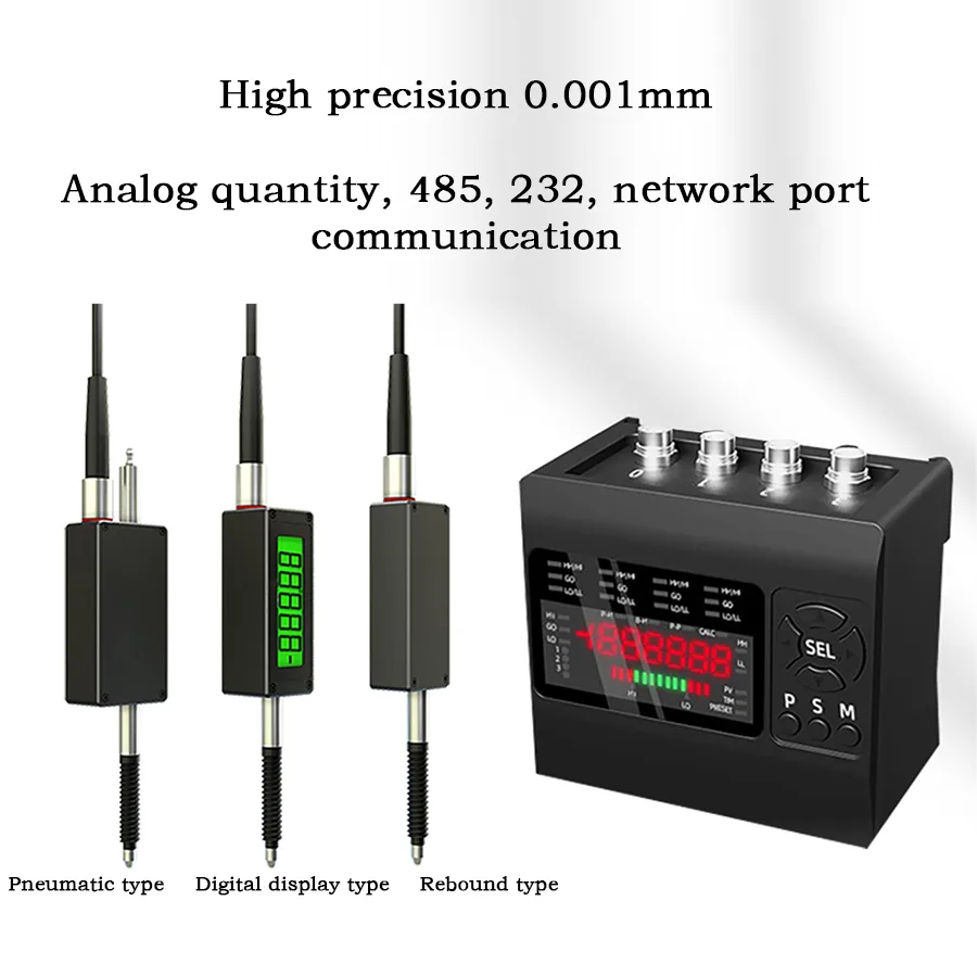 戴迪斯科 JNS-Q 接触式位移光栅传感器｜0.2μm高分辨率｜RS485组网255台｜三种测杆形态｜国产替代 主图 6